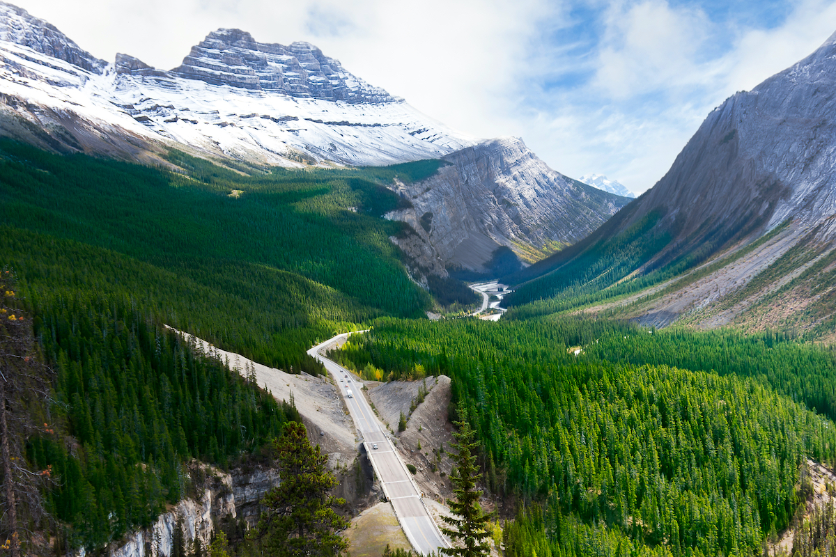 Icefields Parkway Канада